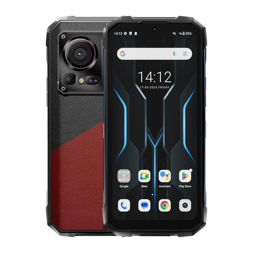 HOTWAV Hyper 7 Pro - Smartphone incassable 5G, 200 MP, 10 800 mAh (rouge) (vue 1)