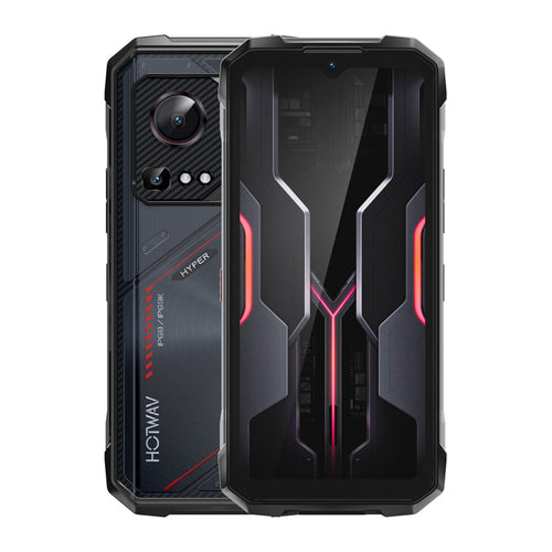HOTWAV Hyper 7S - Smartphone durci 5G 10 800 mAh, lampe 280 lumens (noir)