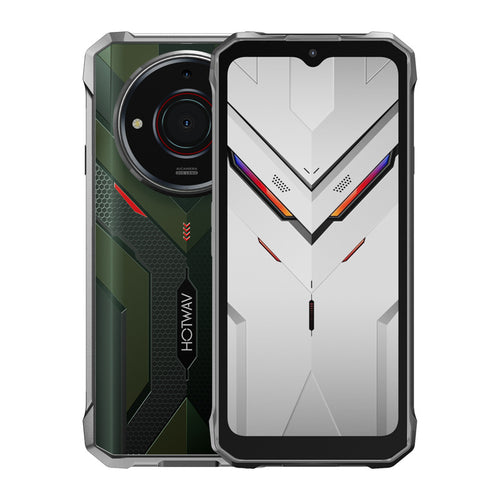 HOTWAV T7S - Smartphone durci 6,52 pouces, mode gants (vert) (vue 1)