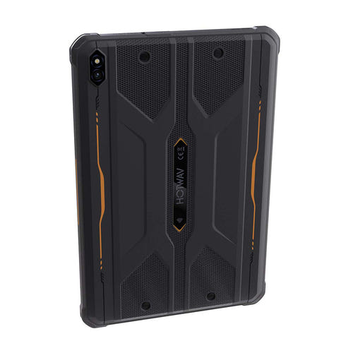 HOTWAV TAB R10 Pro - Tablette durcie 10,1 pouces 256 Go, orange : dos