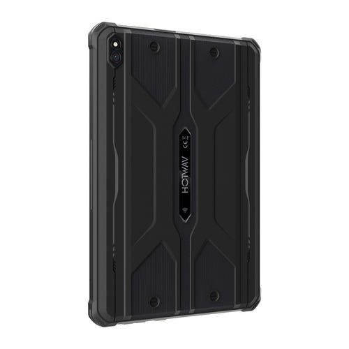 HOTWAV TAB R8 - Tablette durcie 10,1 pouces 4G, 10 800 mAh (noire) : dos renforcé