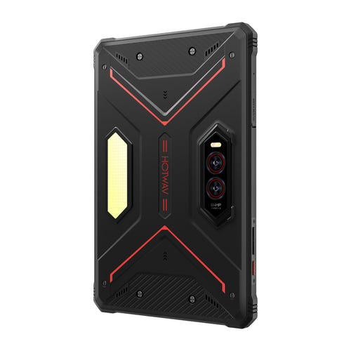 HOTWAV TAB R9 Plus - Tablette durcie 11 pouces, 8+512 Go et 20 080 mAh (rouge) : pied aluminium