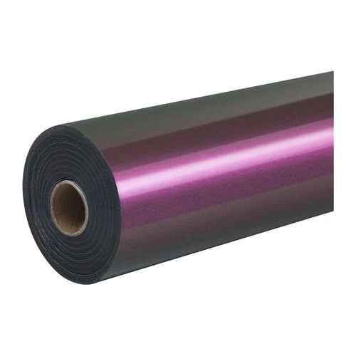HTVRONT KZ-BSH-1874-USH - Film thermocollant caméléon vert-violet 30,5 x 90 cm : feuille