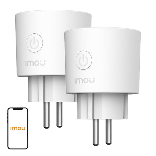 IMOU CE2P - Prise connectée Wi-Fi et Matter 16 A, lot de 2 : de deux