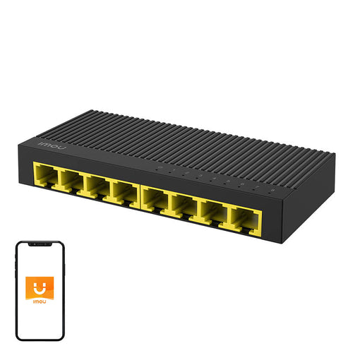 IMOU SG108C - switch réseau 8 ports Gigabit non administrable : huit ports