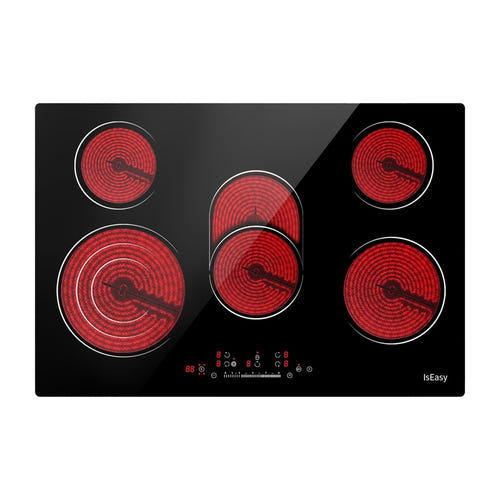 IsEasy LT5-02 - Table vitrocéramique 5 zones à commande tactile
