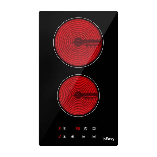 IsEasy T2V-01M - Domino vitrocéramique 2 foyers 3000 W