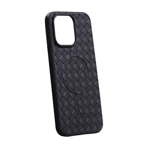 Joyroom JR-BP005 - Coque magnétique tressée pour iPhone 15 Pro Max, noire
