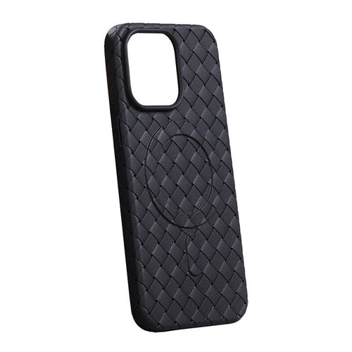 Joyroom JR-BP005 - Coque magnétique texturée pour iPhone 15 (noir)