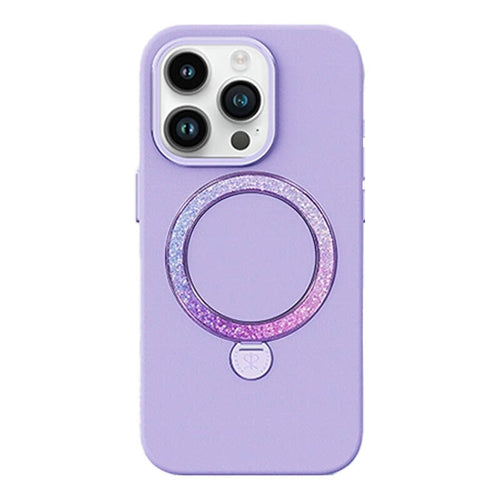 Joyroom PN-14L4 Dancing Circle - Coque MagSafe à anneau pour iPhone 14 Pro Max (violet)