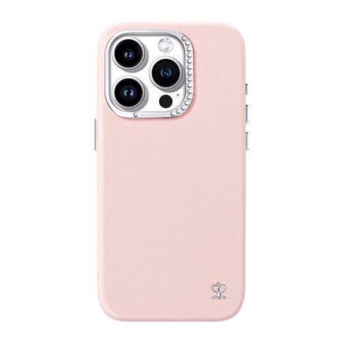 Joyroom PN-15F2 Starry - Coque à cristaux pour iPhone 15 Pro (rose)