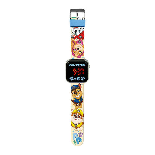 KiDS Licensing PW19961 - Montre numérique Pat' Patrouille pour enfant, argent : LED pat patrouille argent