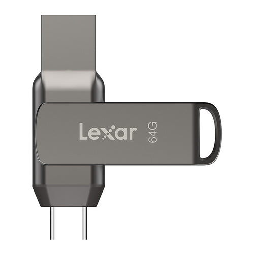 Lexar JumpDrive Dual D400 - clé USB double USB-C et USB-A 64 Go - visuel 1