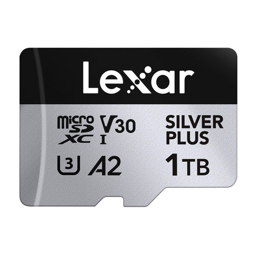 Lexar High-Performance Silver Plus microSDXC 1 To - carte mémoire avec adaptateur SD (vue 2)