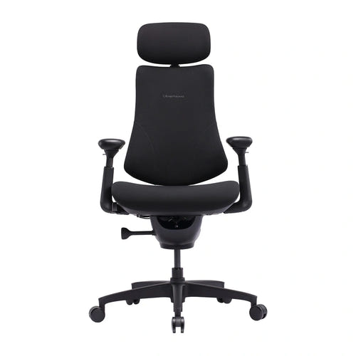 LiberNovo LNOC1-SE - Chaise ergonomique assise 48 cm, noire - visuel 1