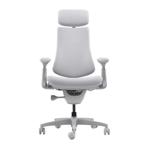 LiberNovo Omni Dynamic - Chaise ergonomique à dossier dynamique, assise 45 cm, grise