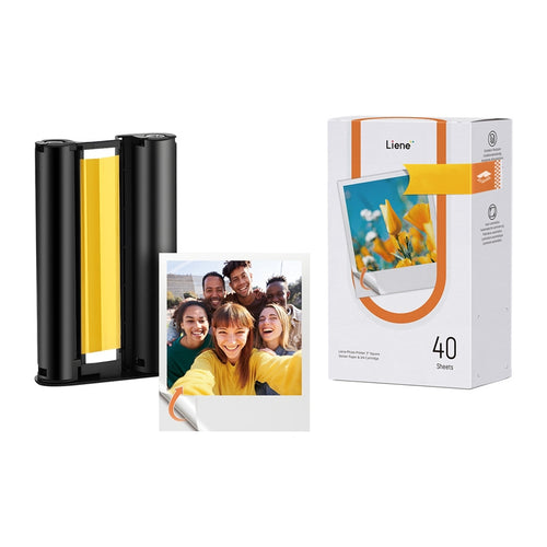 Liene Amber - Papier photo autocollant 7,7 × 7,7 cm, 40 tirages - visuel 1