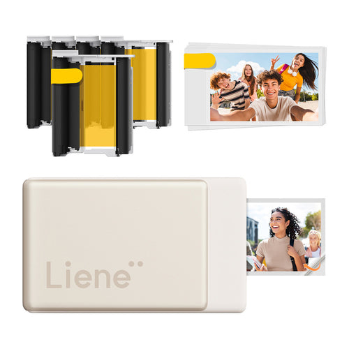 Liene Pearl N200 Pro - Kit imprimante photo portable (doré) - visuel 1