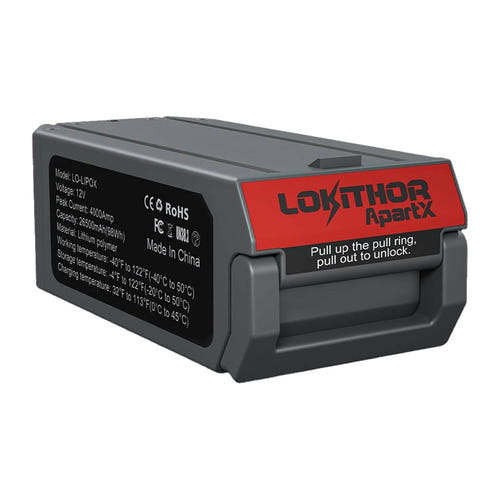 Lokithor ApartX LO-LIPOX - batterie de rechange 4000 A, 98 Wh