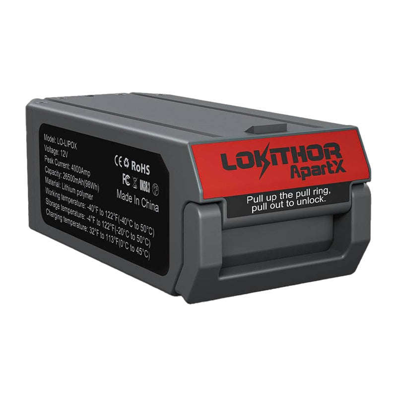 Lokithor ApartX LO-LIPOX - batterie de rechange 4000 A, 98 Wh - visuel 1