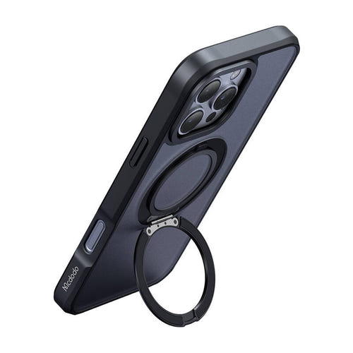 Mcdodo PC-4933 - Coque MagSafe avec béquille rotative pour iPhone 16 Pro Max : position paysage
