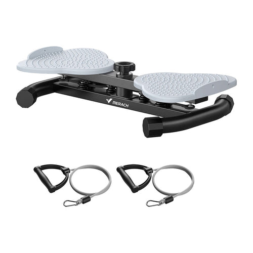 MERACH MR-2465 - Plateforme de tonification rotative avec élastiques, corps entier