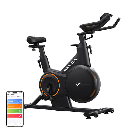 MERACH MR-S28B1 - vélo de biking avec résistance auto et inclinaison