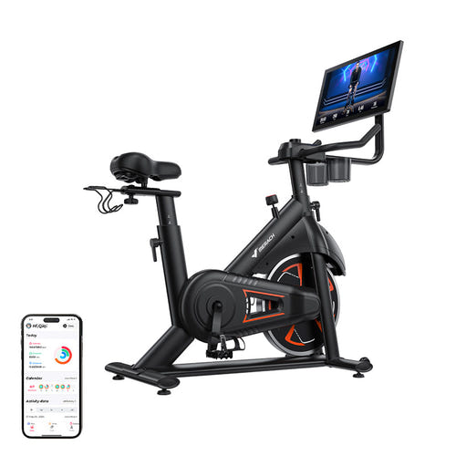 MERACH MR-S36B3 - vélo d'appartement avec écran Full HD 21,5 pouces (vue 1)