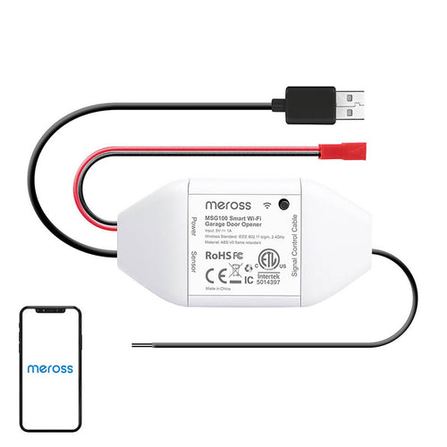 Meross MSG100HK - Contrôleur de porte de garage connecté HomeKit - visuel 1
