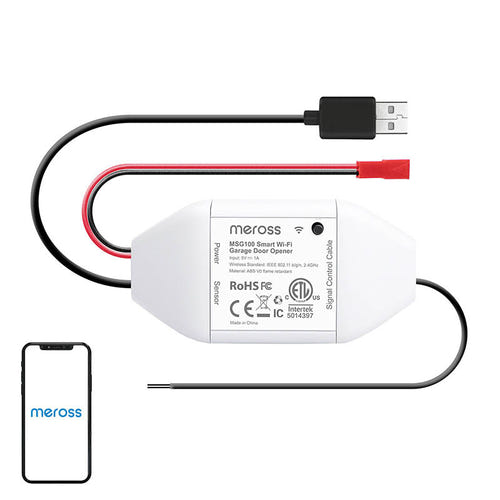 Meross MSG100HK - Contrôleur de porte de garage connecté HomeKit