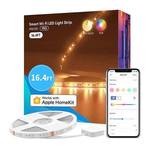 Meross MSL320 - Ruban LED connecté RGBWW 5 m (HomeKit) (vue 2)