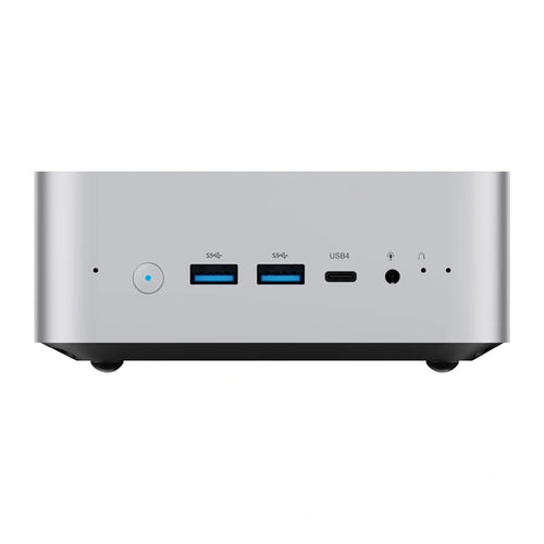 MINISFORUM X1-470 - Mini PC barebone AMD Ryzen AI 9 HX 470, Wi-Fi 7 : ports avant