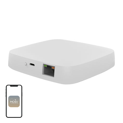 Moes ZHUB - Passerelle ZigBee et Ethernet pour maison connectée - visuel 1