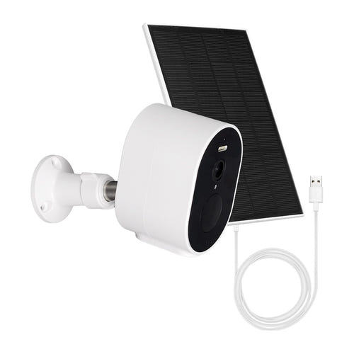 Moes WCM-S24-S - Caméra de surveillance solaire 4MP Wi-Fi : vue arrière fixation