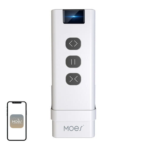 Moes YK2169 - Télécommande RF pour interrupteur de volet roulant : blanche
