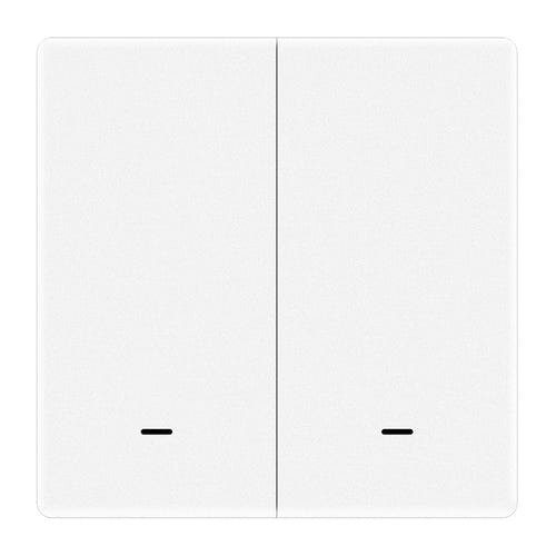 Moes ZT-B-EU2 - Interrupteur connecté ZigBee à 2 boutons : va et vient connecté zt b eu2