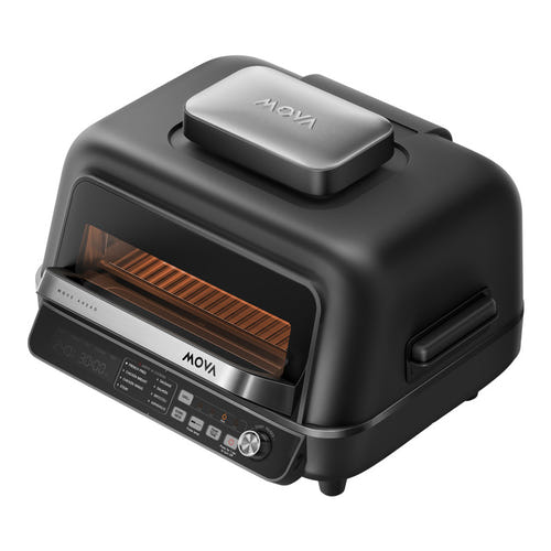MOVA IG20 Pro - Gril électrique et friteuse sans huile avec sonde : plaque de gril antiadhesive