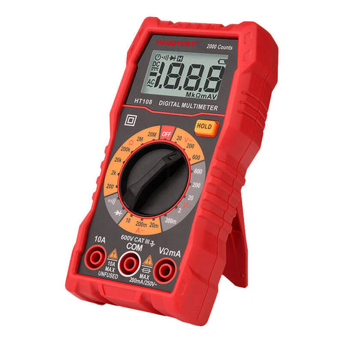 Habotest HT108L - multimètre numérique universel True RMS compact : cordons de mesure