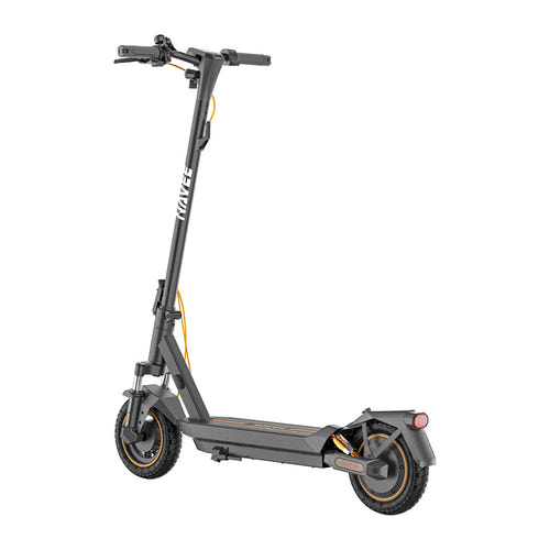Navee GT3 - Trottinette électrique pliable, 20 km/h et autonomie jusqu'à 50 km : accents dorés profil