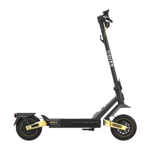 NAVEE ST5 Max - Trottinette électrique 1650 W, jusqu'à 90 km d'autonomie : vue trois quarts arrière