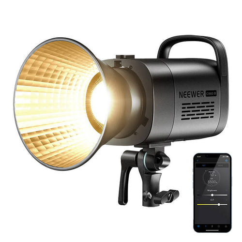 Neewer - Lampe LED CB60B Bi-Color 70 W (2700 à 6500 K, monture Bowens) : profil