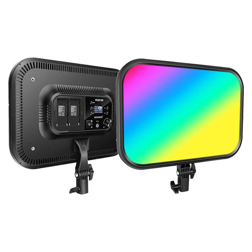 Neewer - Panneau LED RGB168 60 W (2500 à 8500 K, 17 effets) : vue ensemble