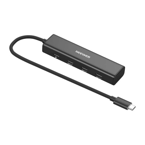 Neewer PS020E - hub USB-C 4 ports 10 Gb/s avec fixation griffe - visuel 1