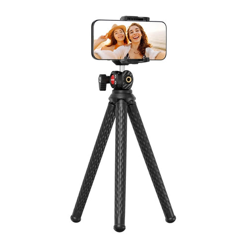 Neewer - Trépied flexible TP34 pour smartphone et caméra d'action (charge 2 kg) : jambes enroulées