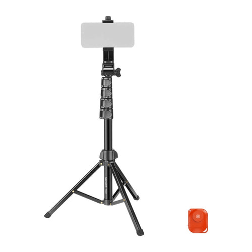 Neewer - Trépied universel TS03N pour smartphone et appareil photo (46 à 167 cm) : vue ensemble