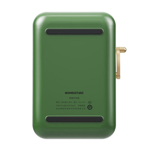 NIIMBOT B21 Pro - imprimante d'étiquettes portable vert foncé : thermique Bluetooth smartphone
