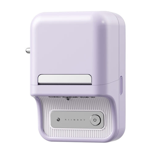NIIMBOT B21 Pro - imprimante d'étiquettes portable violette : thermique Bluetooth smartphone