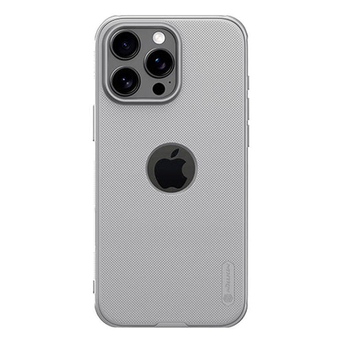 Nillkin Super Frosted Shield Pro - coque mate pour iPhone 16 Pro, gris - visuel 1