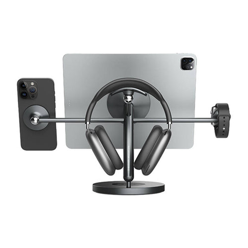 Nillkin SnapBranch Modular All-in-one - Support de bureau tablette, montre et casque (gris) - visuel 1