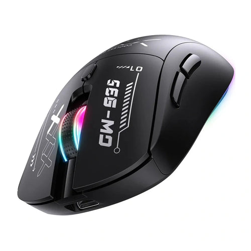 ONIKUMA CW953 - Souris gaming sans fil 3 modes 12800 DPI, noire